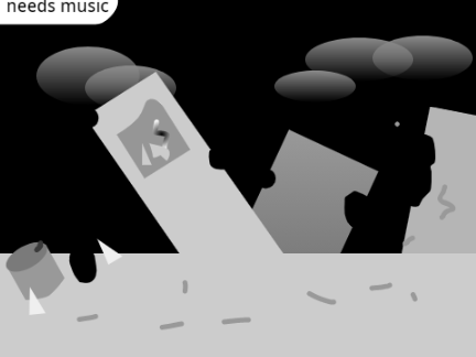 abandoned city - a parallax
