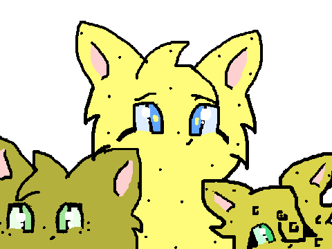 Yellowfur and her Kits