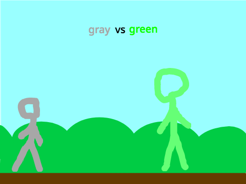 gray vs green