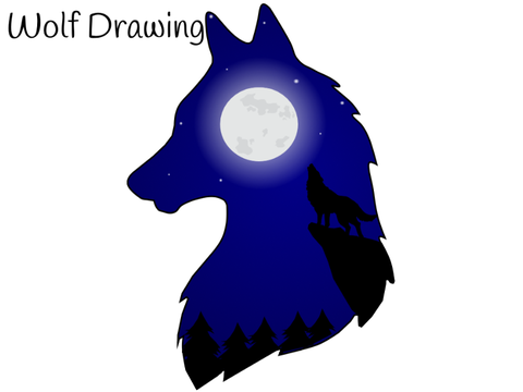 Wolf art