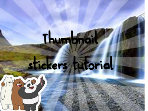 Thumbnail stickers tutorial