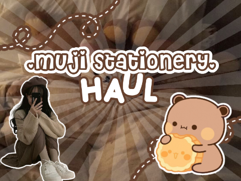 ➴┆muji stationary haul