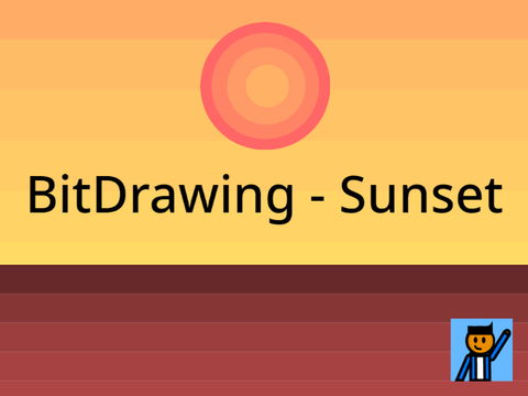 BitDrawing - Sunset
