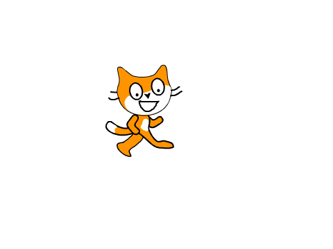 my attempt at drawing the scratch cat