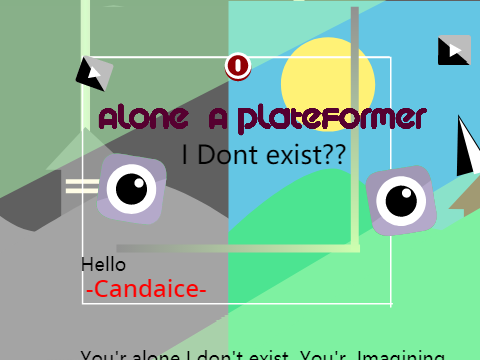  ✰ || Alone A plateformerˎ- 