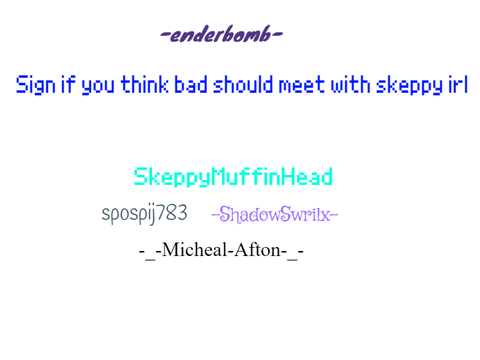 Sign Remix and Love if you think bad should meet Skeppy irl remix remix remix remix