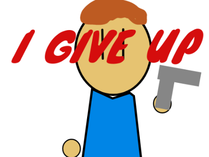 john gives up