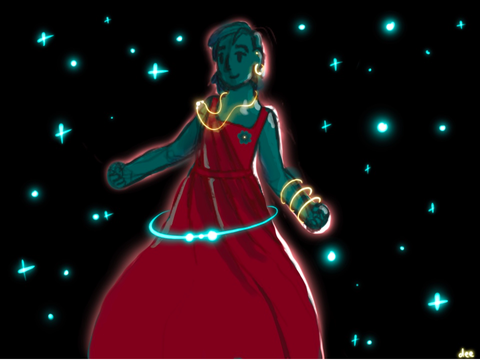 a celestial prom ✨ art