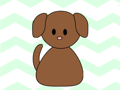 create a cute dog