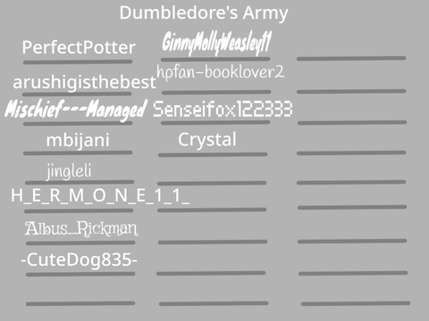 Dumbledore's Army Add Your Name remix remix remix remix