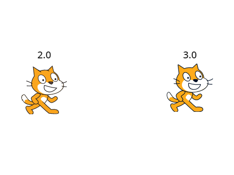 2.0と3.0のScratch Catの違い