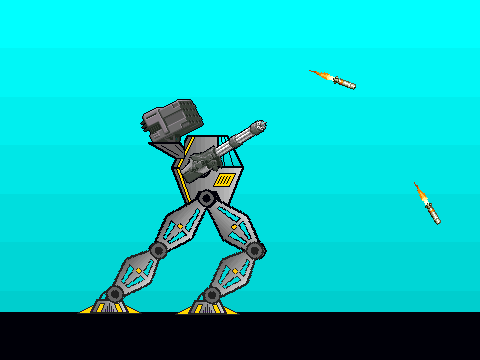 side scroller mech