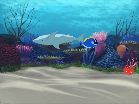 Eat The Fish Without Getting Touched By The Jellyfish