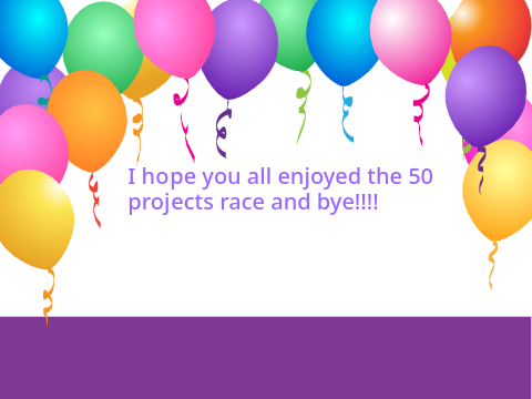Project race results!