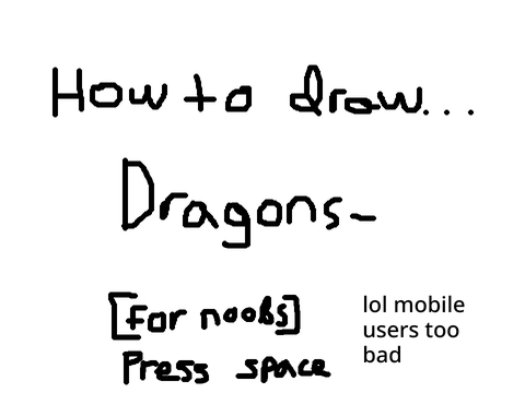 how to draw dragons :D