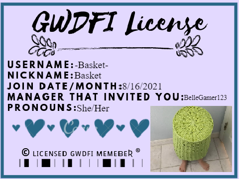 • GWDFI member license template • remix