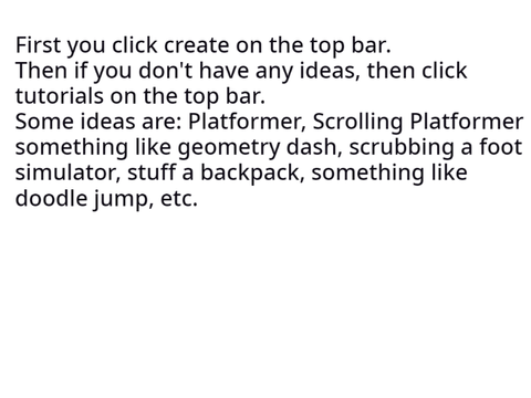 How to make a project (and some ideas for it)