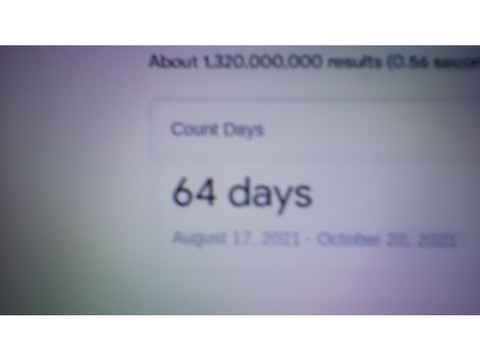 STACK OF DAYS TILL MY BORTHDAY