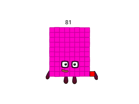 numberblocks 81 to 87