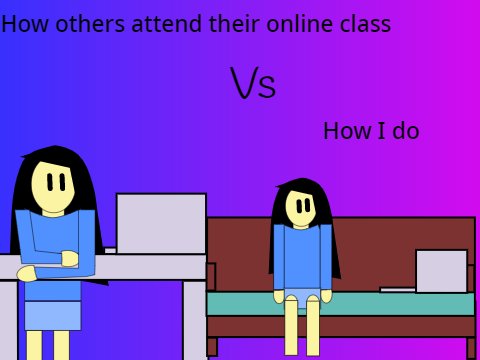 3K Animation | How others attend online class Vs Me 