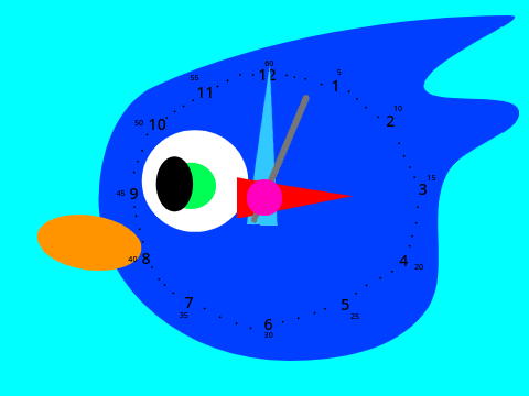 lightning clock