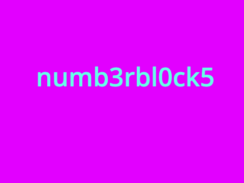 numb3rbl0ck5