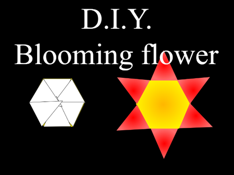 D.I.Y. blooming flower