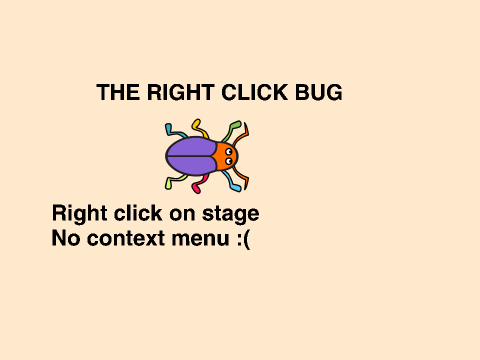 The amazing right click glitch
