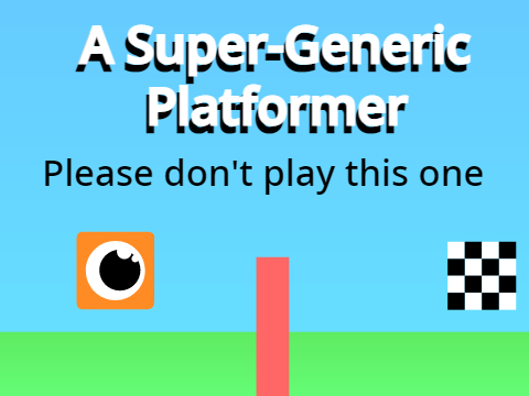 A Super-Generic platformer - Education888