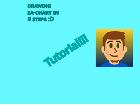 How to draw za-chary in 8 steps :D#all#art#DIY