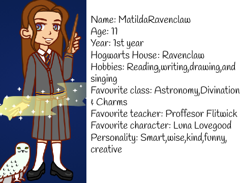 My Hogwarts Character