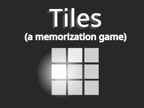 Tiles (a memorization game) - printer1wolf 