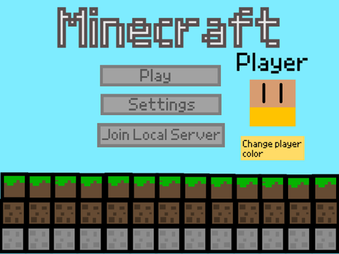 Minecraft 2D v0.3(MULTIPLAYER UPDATE)