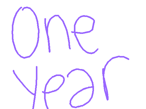 One year go brrrr