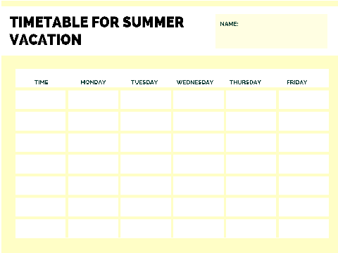 Timetable for @thaochi0