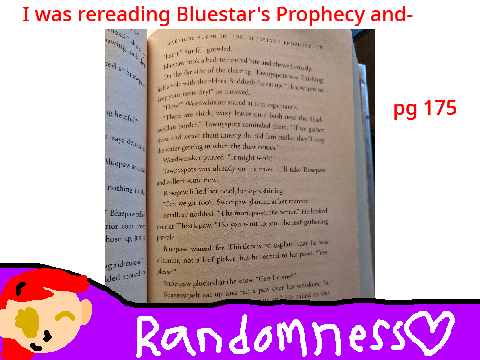 why is raggedpelt in thunderclan camp /j