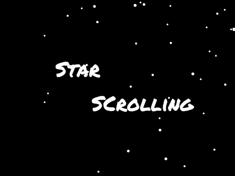Star Scrolling