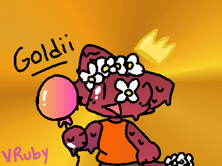 New OC Goldii // Gifted to me by -Nyan_Helps-