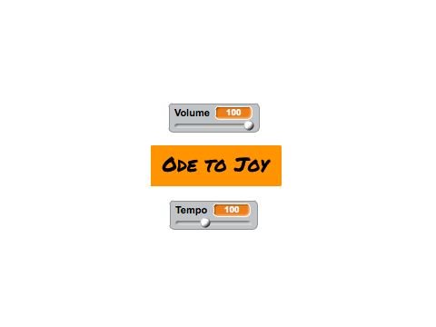 Instant Music Button: Ode to Joy