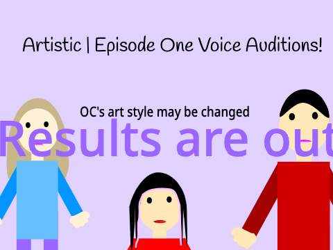 {CLOSED} Artistic | Episode One Voice Auditions!