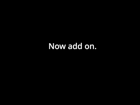 add on to this pls