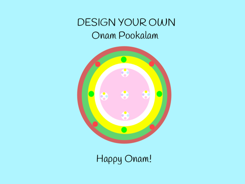 **Design your own Onam Pookalam** #DYO #ART