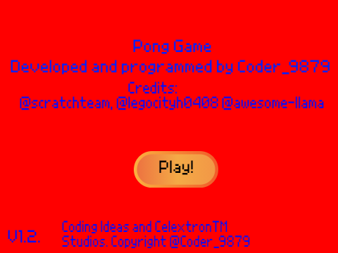 Pong Game v1.3
