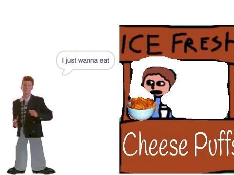 Rick Ashley buys Cheese Puffs