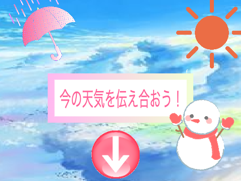 今の天気を投票しよう!