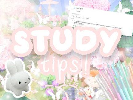 ꒰ study tips₊˚.