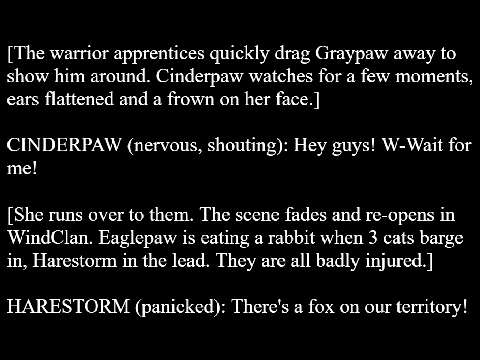 [SCRIPT] Dark Winds troutstar & lightwhisker