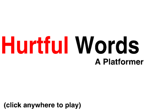Hurtful Words (platformer) remix