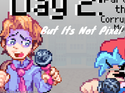 FNF || Dead File(Corruption Senpai But Its Not Pixel)