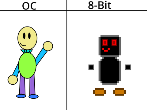 Give Me Your OC And I'll Make It An 8-Bit Sprite remix